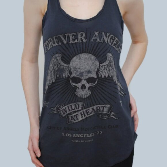 Brand New, Authentic FOREVER ANGELS Tunic Tank Top - Picture 2 of 2